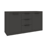 Μπουφές Doha σε ανθρακί απόχρωση 150x45x80.5εκ - Image 2