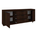 Μπουφές Doha σε wenge απόχρωση 210x45x80.5εκ - Image 3
