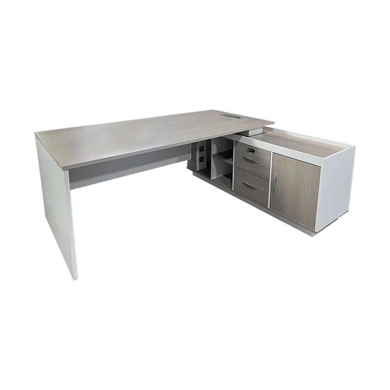 product_pako_367-000002 Γραφείο εργασίας επαγγελματικό αναστρέψιμο Armadi γωνιακό σε sonoma-λευκή απόχρωση 180x80x75εκ - Image 1