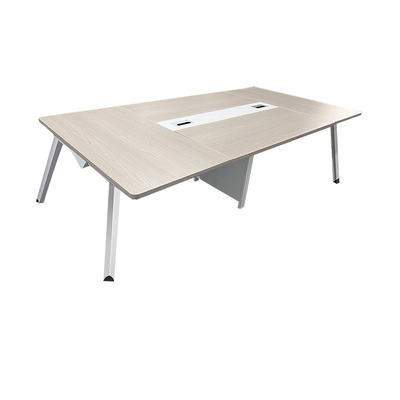 product_pako_367-000014 Τραπέζι συνεδριάσεων Armadi σε sonoma-λευκή απόχρωση 200x120x75εκ - Image 1