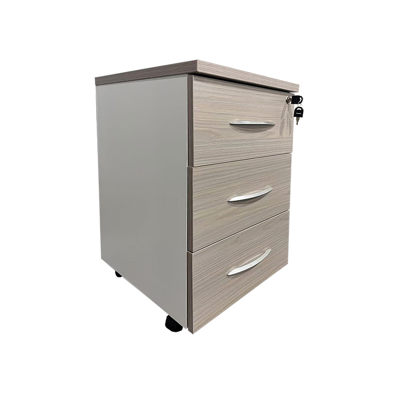 product_pako_367-000016 Συρταριέρα γραφείου τροχήλατη Armadi σε sonoma-λευκή απόχρωση 40x40x55εκ - Image 1