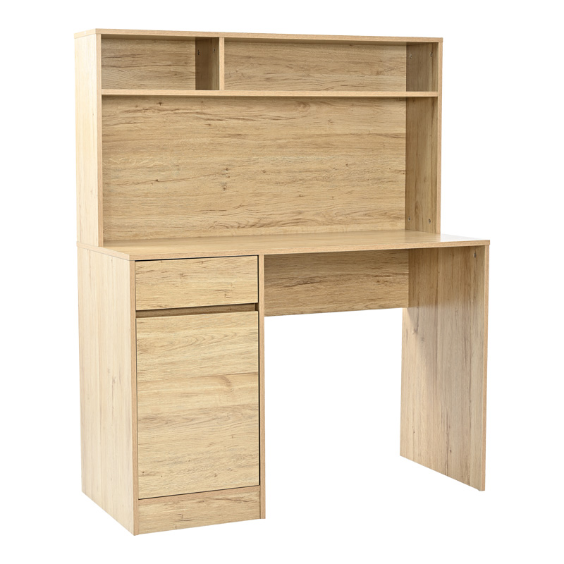 product_pako_375-000010 Γραφείο εργασίας Secreta με ράφι σε oak απόχρωση 110x50x135εκ - Image 1