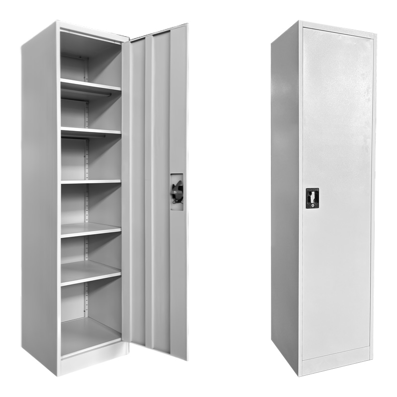 product_pako_378-000002 Μεταλλική ντουλάπα-στήλη Koya ανοιχτό γκρι 45x50x180εκ - Image 1