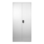 Μεταλλική ντουλάπα Ugren ανοιχτό γκρι 90x40x180εκ - Image 4