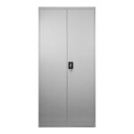 Μεταλλική ντουλάπα Ugren σε ανοιχτό γκρι 70x40x180εκ - Image 3