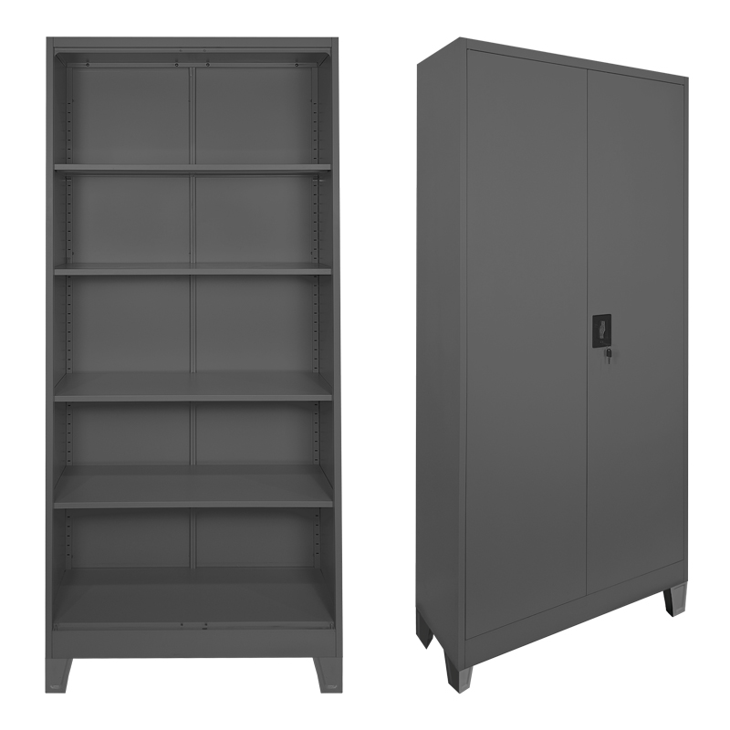product_pako_378-000020 Μεταλλική ντουλάπα Ugren ανθρακί 90x40x190εκ - Image 1