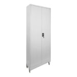 Μεταλλική ντουλάπα Ugren σε ανοιχτό γκρι 70x40x190εκ - Image 2