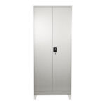 Μεταλλική ντουλάπα Ugren σε ανοιχτό γκρι 70x40x190εκ - Image 3