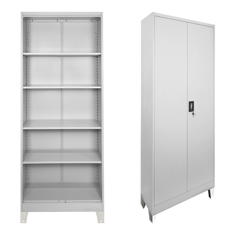 product_pako_378-000022 Μεταλλική ντουλάπα Ugren σε ανοιχτό γκρι 70x40x190εκ - Image 1