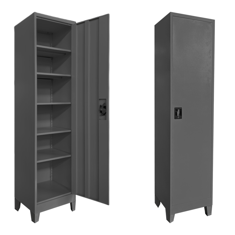 product_pako_378-000026 Μεταλλική ντουλάπα-στήλη Koya ανθρακί 45x50x190εκ - Image 1