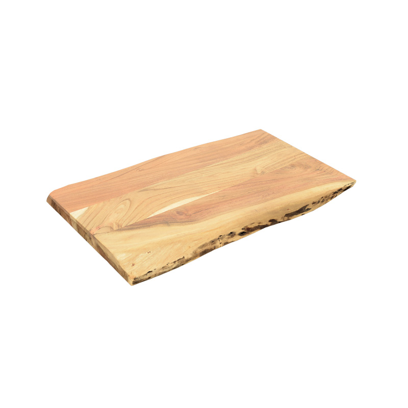 product_pako_379-000023 Επιφάνεια τραπεζιού Pozier μασίφ ξύλο ακακίας σε φυσική απόχρωση 140x80x4εκ - Image 1