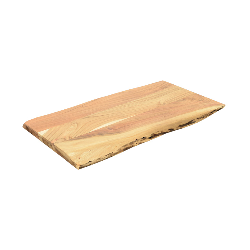 product_pako_379-000024 Επιφάνεια τραπεζιού Pozier μασίφ ξύλο ακακίας σε φυσική απόχρωση 160x90x4εκ - Image 1