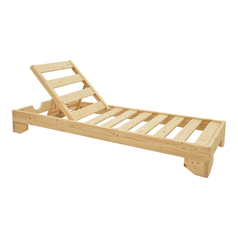 product_pako_380-000001 Ξαπλώστρα Fendy ξύλο ελάτου σε φυσική απόχρωση 71.5x200x24εκ - Image 1