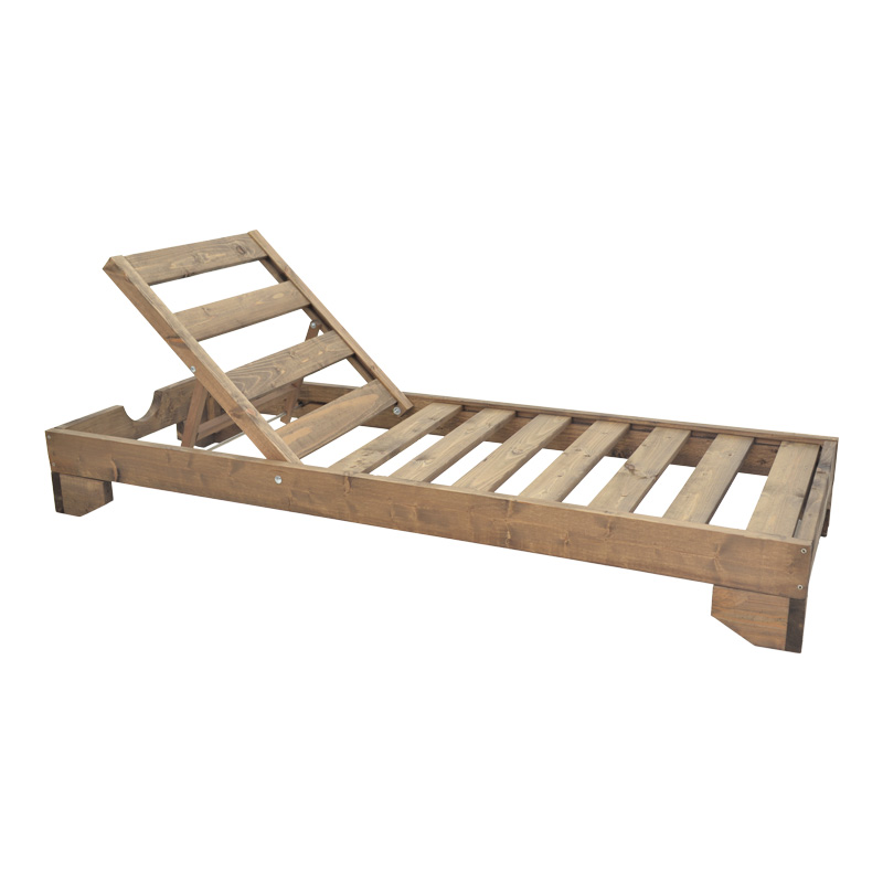 product_pako_380-000002 Ξαπλώστρα Fendy ξύλο ελάτου σε καρυδί απόχρωση 71.5x200x24εκ - Image 1