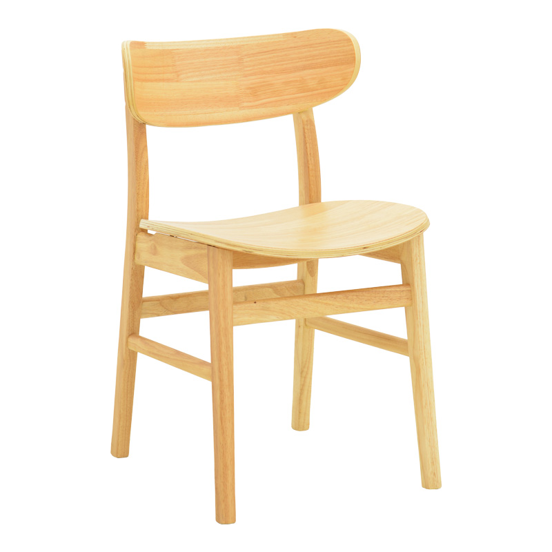product_pako_382-000008 Καρέκλα Lumnia rubberwood σε φυσική απόχρωση 46x50x76εκ - Image 1