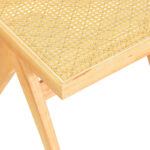 Καρέκλα Winslow rubberwood-rattan σε φυσική απόχρωση 46x58x80εκ (Σετ 2 τεμαχίων) - Image 8