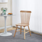 Καρέκλα Bristol rubberwood σε φυσική απόχρωση 45x51x86εκ - Image 3