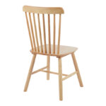 Καρέκλα Bristol rubberwood σε φυσική απόχρωση 45x51x86εκ - Image 4