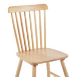 Καρέκλα Bristol rubberwood σε φυσική απόχρωση 45x51x86εκ - Image 7