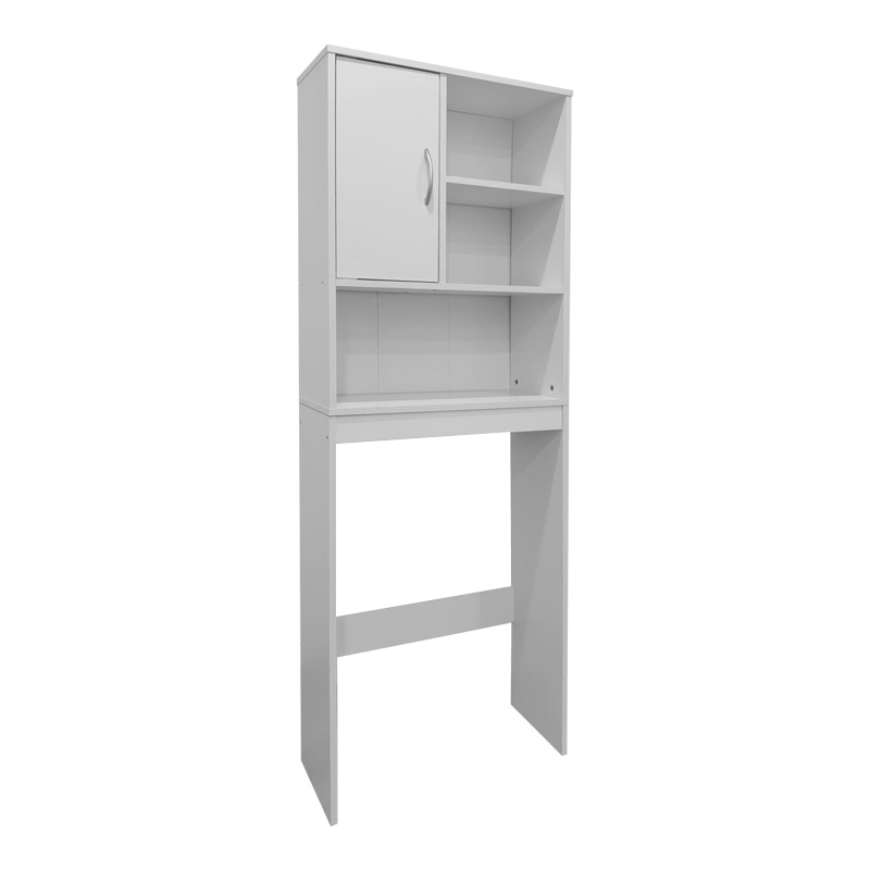 product_pako_383-000003 Έπιπλο μπάνιου Tazien σε λευκή απόχρωση 60x24x168.5εκ - Image 1