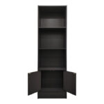 Βιβλιοθήκη Tekaro σε ανθρακί απόχρωση 57x33x180εκ - Image 3