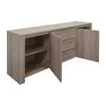 Μπουφές Kalya σε sonoma απόχρωση 220x49x89.5εκ - Image 3