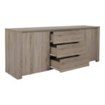 Μπουφές Kalya σε sonoma απόχρωση 220x49x89.5εκ - Image 4
