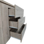 Μπουφές Kalya σε sonoma απόχρωση 220x49x89.5εκ - Image 7
