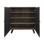 Παπουτσοθήκη-ντουλάπι Cathi σε oak - anthracite απόχρωση 80x34x95εκ - Image 2