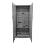 Ντουλάπα δίφυλλη Athos σε Sonoma απόχρωση 80x42x180εκ - Image 6
