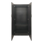 Ντουλάπα δίφυλλη Athos σε wenge απόχρωση 80x42x180εκ - Image 3
