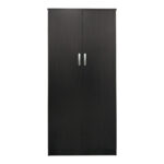 Ντουλάπα δίφυλλη Athos σε wenge απόχρωση 80x42x180εκ - Image 4