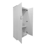 Ντουλάπα δίφυλλη Athos σε λευκή απόχρωση 80x42x180εκ - Image 2