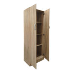 Ντουλάπα δίφυλλη Athos σε sonoma απόχρωση 60x42x180εκ - Image 2