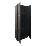Ντουλάπα δίφυλλη Athos σε wenge απόχρωση 60x42x180εκ - Image 2