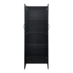 Ντουλάπα δίφυλλη Athos σε wenge απόχρωση 60x42x180εκ - Image 3