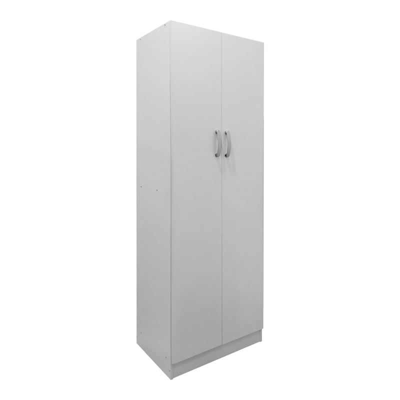 product_pako_383-000055 Ντουλάπα δίφυλλη Athos σε λευκή απόχρωση 60x42x180εκ - Image 1