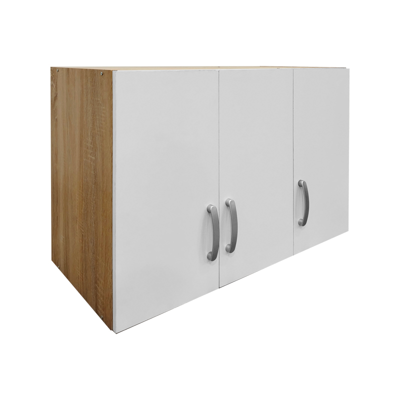 product_pako_383-000070 Πατάρι ντουλάπας τρίφυλλο Athos σε sonoma-λευκή απόχρωση 90x41.5x60εκ - Image 1
