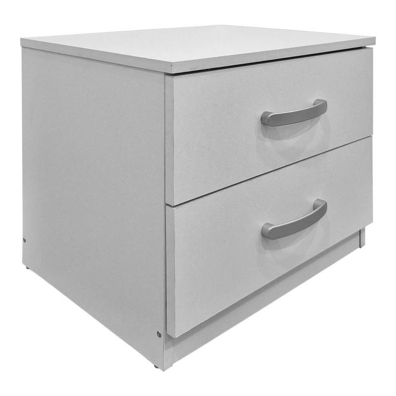 product_pako_383-000104 Κομοδίνο Athos σε λευκή απόχρωση 48x40x41.5εκ - Image 1