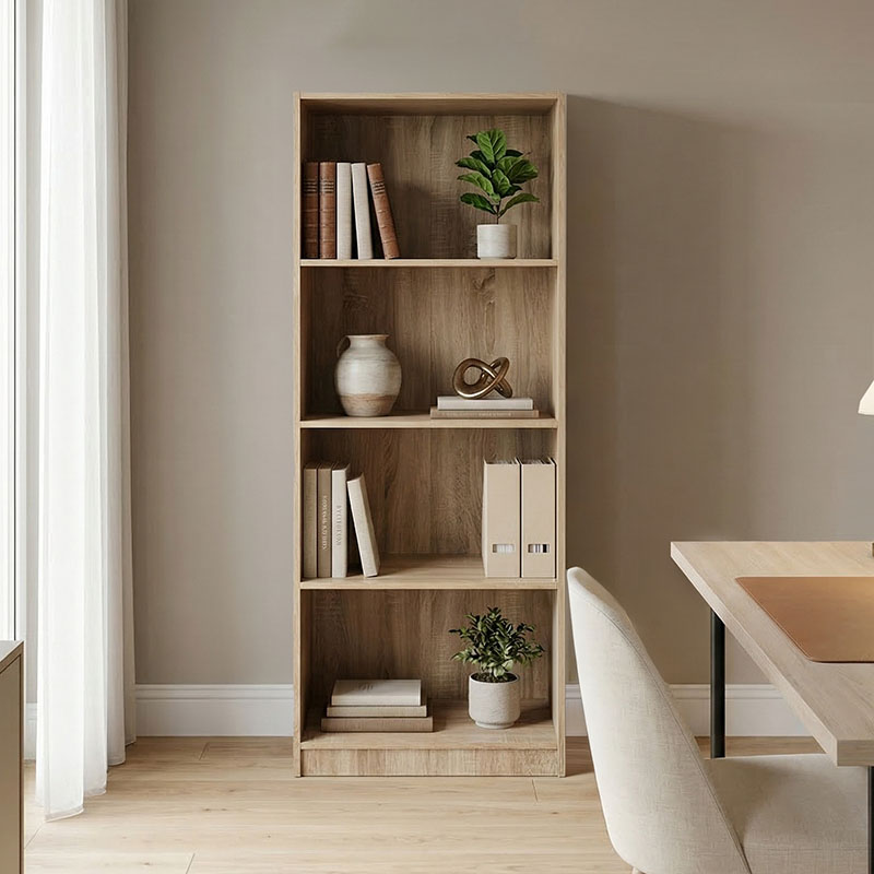 product_pako_383-000122 Βιβλιοθήκη Kendy sonoma 60x30x167εκ - Image 1