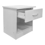 Κομοδίνο Bedy λευκό 40x34x42εκ - Image 2