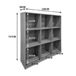 Βιβλιοθήκη Gridea sonoma 119.5x30x121εκ - Image 4
