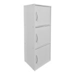 Ντουλάπι-στήλη Soline λευκό 40x34.5x90.5εκ