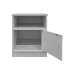 Κομοδίνο Lenea λευκό 40x40x50εκ - Image 2