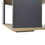 Τραπέζι σαλονιού Zelegan sonoma-ανθρακί 60x60x39εκ - Image 4