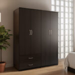 Ντουλάπα τετράφυλλη Athos wenge 160x42x180εκ