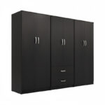 Ντουλάπα εξάφυλλη Athos Ι wenge 240x42x180εκ - Image 2