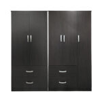 Ντουλάπα πεντάφυλλη Athos wenge 170x42x180εκ - Image 3