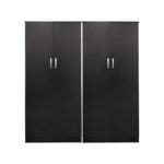 Ντουλάπα τετράφυλλη Athos Ι wenge 160x42x180εκ - Image 3