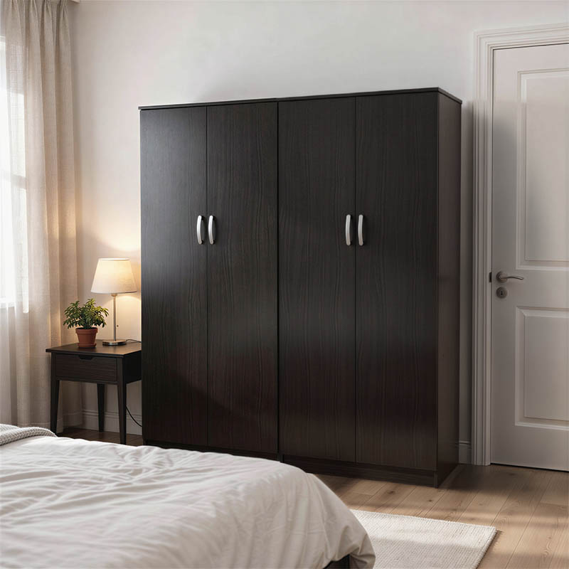 product_pako_383-000198 Ντουλάπα τετράφυλλη Athos Ι wenge 160x42x180εκ - Image 1